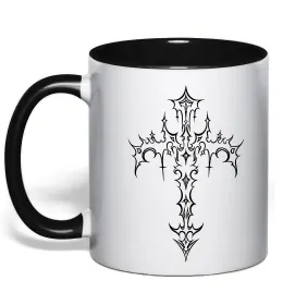 Чашка с цветной ручкой