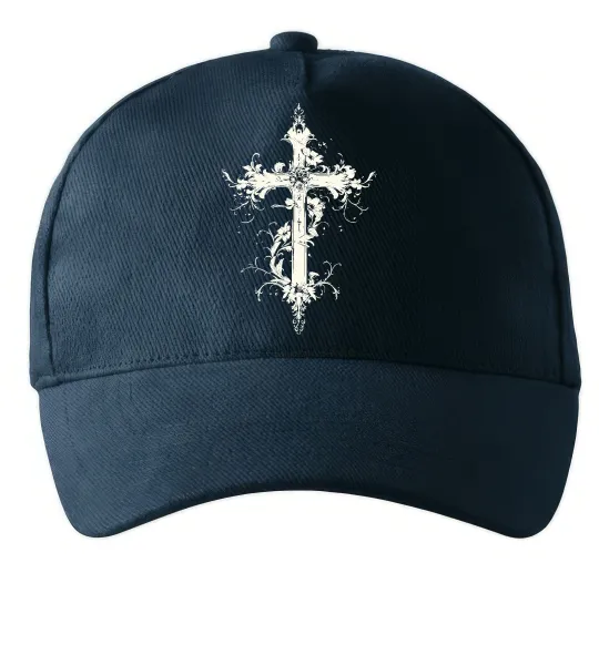 Кепка Квітучий Хрест Темно-синий фото