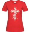 Женская футболка Квітучий Хрест Красный Женская футболка Квітучий Хрест Красный фото
