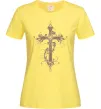 Женская футболка Квітучий Хрест Лимонный Женская футболка Квітучий Хрест Лимонный фото