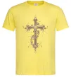 Мужская футболка Квітучий Хрест Лимонный фото
