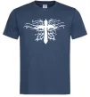 Мужская футболка Хрест арт Темно-синий фото