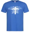 Мужская футболка Хрест арт Ярко-синий фото