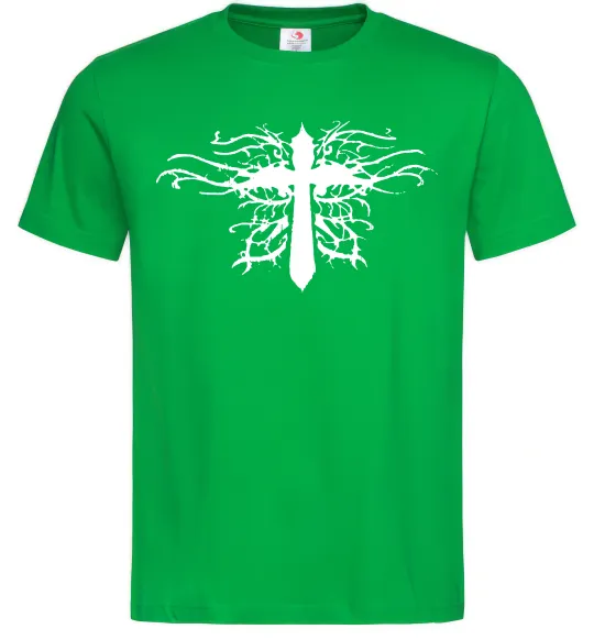 Мужская футболка Хрест арт Зеленый фото