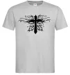 Мужская футболка Хрест арт Серый фото