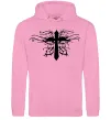 Женская толстовка (худи) Хрест арт Розовый фото