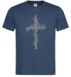 Чоловіча футболка Хрест у тернах Темно-синій фото