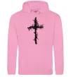 Женская толстовка (худи) Хрест у тернах Розовый фото