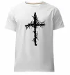Мужская премиум футболка Хрест у тернах Белый фото