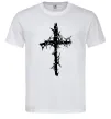 Чоловіча футболка Хрест у тернах Білий фото
