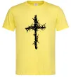 Чоловіча футболка Хрест у тернах Лимонний фото