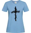 Женская футболка Хрест у тернах Голубой фото