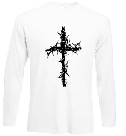 Лонгслив Хрест у тернах Белый фото