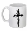 Чашка керамическая Хрест у тернах Белый фото