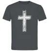 Чоловіча футболка Вінтажний хрест Графіт Чоловіча футболка Вінтажний хрест Графіт фото