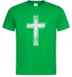 Чоловіча футболка Вінтажний хрест Зелений Чоловіча футболка Вінтажний хрест Зелений фото