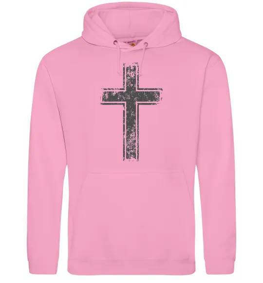 Женская толстовка (худи) Вінтажний хрест Розовый фото