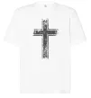 Футболка Оверсайз Вінтажний хрест Белый фото