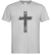 Чоловіча футболка Вінтажний хрест Сірий Чоловіча футболка Вінтажний хрест Сірий фото