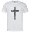 Чоловіча футболка Вінтажний хрест Білий Чоловіча футболка Вінтажний хрест Білий фото