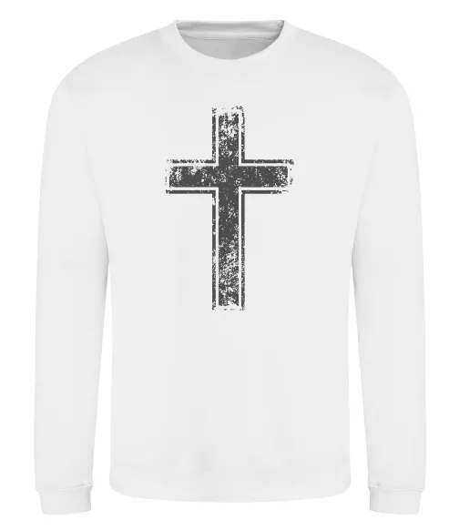 Свитшот Вінтажний хрест Белый фото
