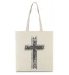 Эко-сумка Вінтажний хрест Бежевый Эко-сумка Вінтажний хрест Бежевый фото