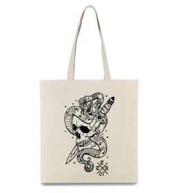 Эко-сумка Череп зі змією