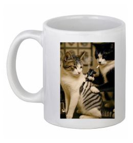 Чашка керамічна Коти з тату