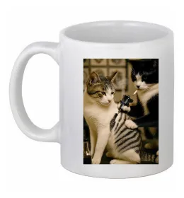 Чашка керамічна Forever yours Білий фото