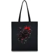Еко-сумка Троянди tattoo Чорний фото