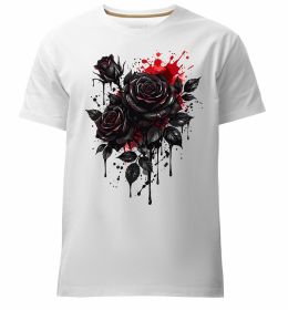 Чоловіча преміум футболка Троянди tattoo
