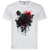Чоловіча футболка Троянди tattoo Білий фото