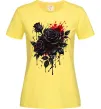 Жіноча футболка Троянди tattoo Лимонний фото