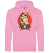 Чоловіча толстовка (худі) Tattoed hands Рожевий фото