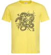 Чоловіча футболка Змія в квітах Лимонний фото