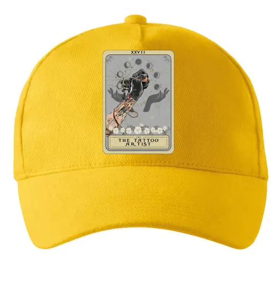 Кепка The tattoo artist taro Сонячно жовтий фото