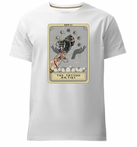 Чоловіча преміум футболка The tattoo artist taro Білий фото
