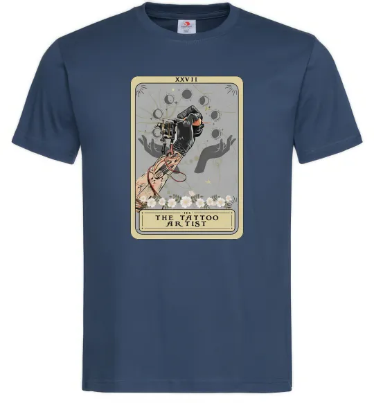 Чоловіча футболка The tattoo artist taro Темно-синій фото