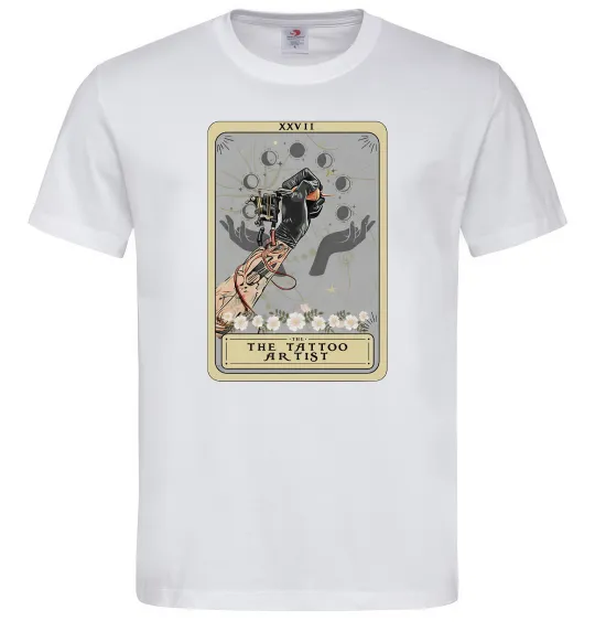 Чоловіча футболка The tattoo artist taro Білий фото