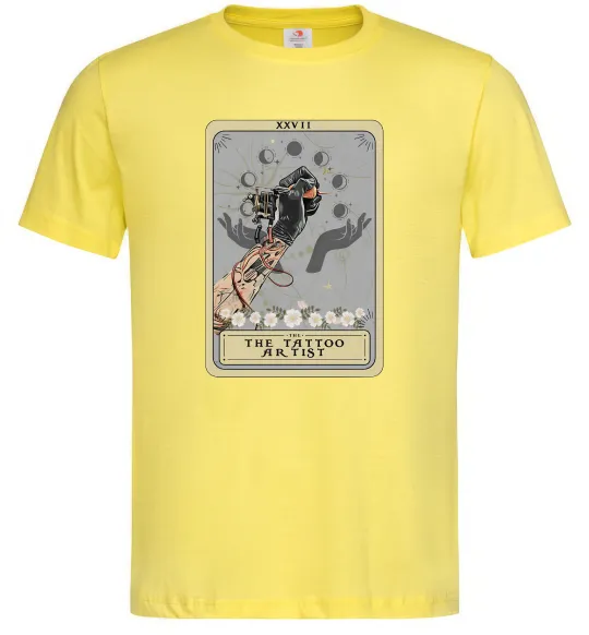 Чоловіча футболка The tattoo artist taro Лимонний фото