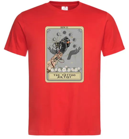 Чоловіча футболка The tattoo artist taro Червоний фото