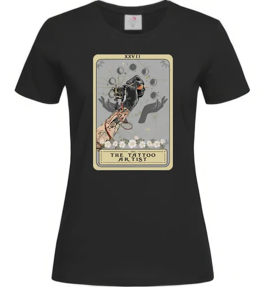 Жіноча футболка The tattoo artist taro Чорний фото