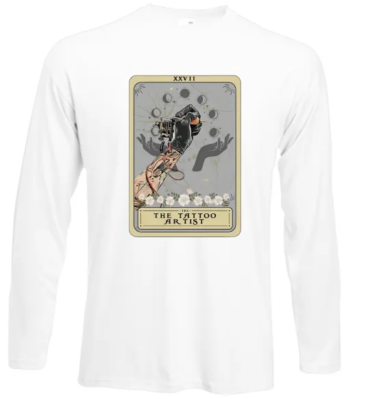 Лонгслів The tattoo artist taro Білий фото