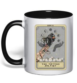 Чашка з кольоровою ручкою The tattoo artist taro