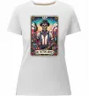 Жіноча преміум футболка Tattoo artist skull Білий фото