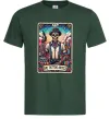 Чоловіча футболка Tattoo artist skull Темно-зелений фото