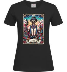 Жіноча футболка Tattoo artist skull