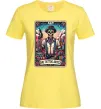 Жіноча футболка Tattoo artist skull Лимонний фото