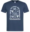 Чоловіча футболка Tattoos are permanent Темно-синій фото