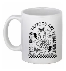 Чашка керамічна Forever yours Білий фото